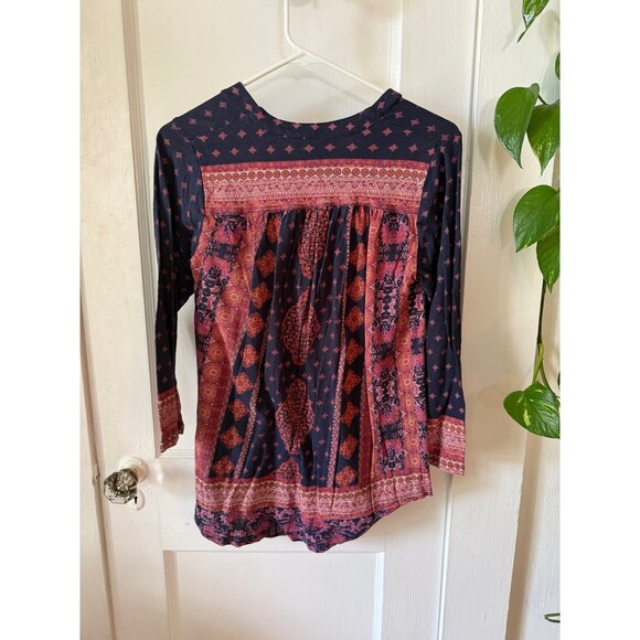 Lucky brand women’s size medium BoHo blouse - Picture 6 of 8